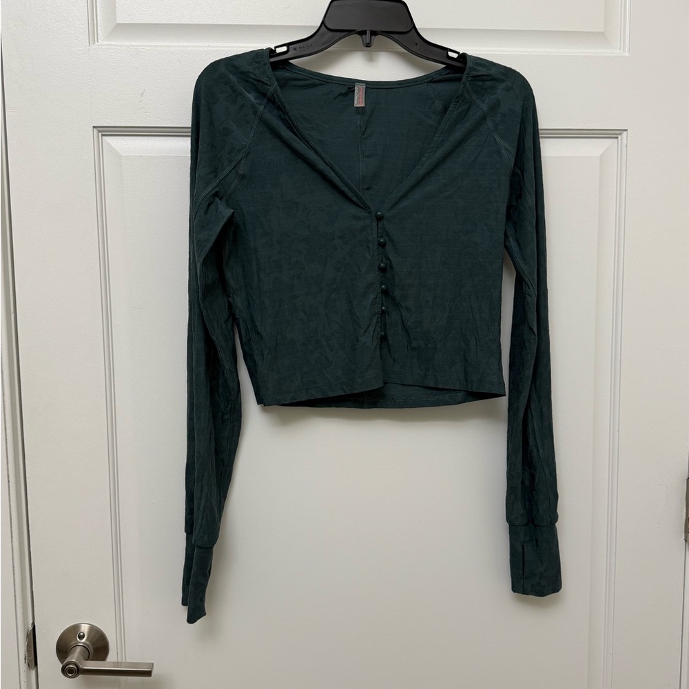 FP Movement Dark Green Crop Women's Top